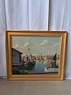 Maleri af Dragør havn
 Kr. 1100,-